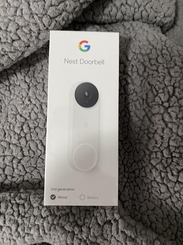 Google Nest Doorbell (Wired, 2nd Gen) - Snow GA02767-US - The Home