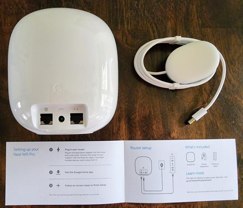 Google Google Nest Wifi Pro- Wifi 6E Home Wifi System 802.11 A/B/G