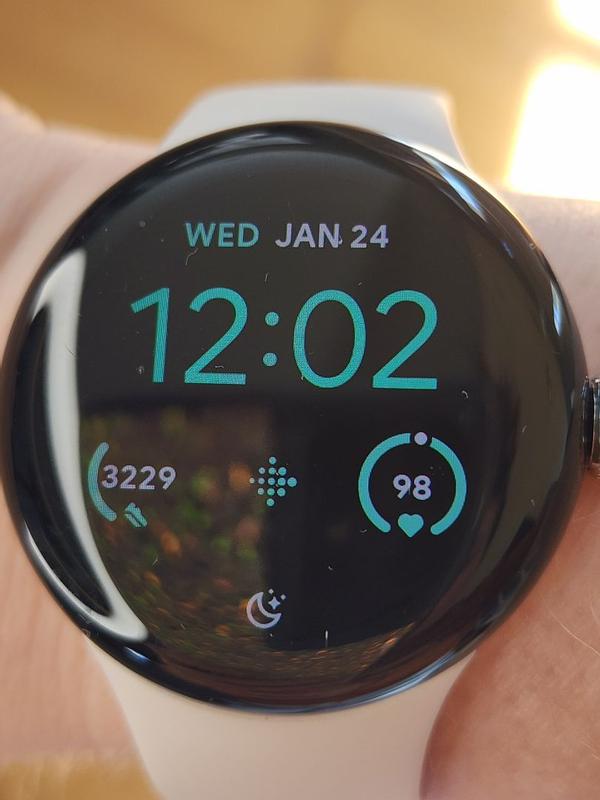 Google Pixel Watch 2 with Matte Black Aluminum Case Abt