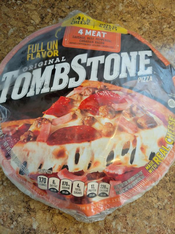 Bacon Cheeseburger Frozen Pizza Official TOMBSTONE® PIZZA