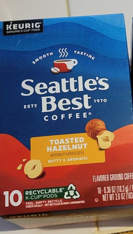 Hazelnut Flavored Coffee K-Cup Pods 10 Count | Seattle's Best Coffee