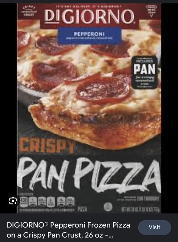 DIGIORNO Detroit Style Four Cheese Pizza 20.9oz Box