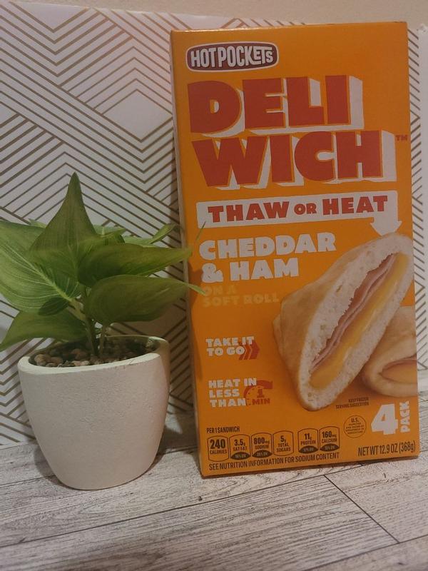 DELIWICH Cheddar & Ham Frozen Sandwich