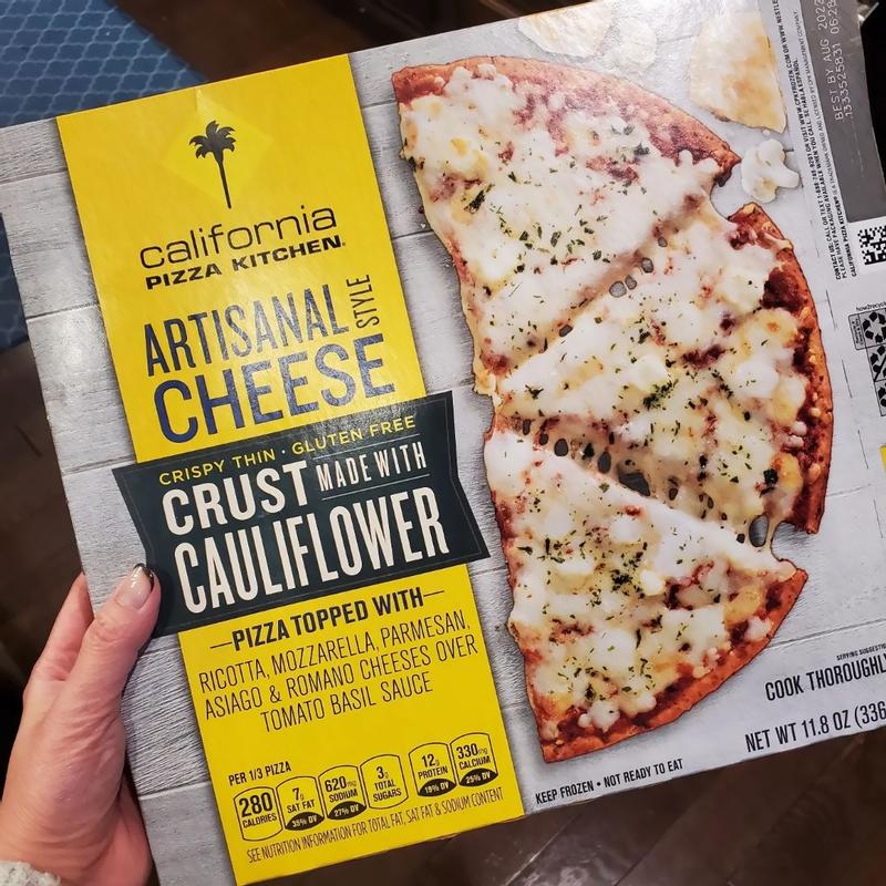 California Pizza Kitchen Cauliflower Crust Nutrition Information