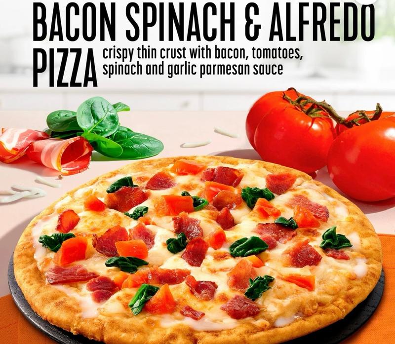 Bacon Spinach & Alfredo Pizza 5.75oz | Official LEAN CUISINE®