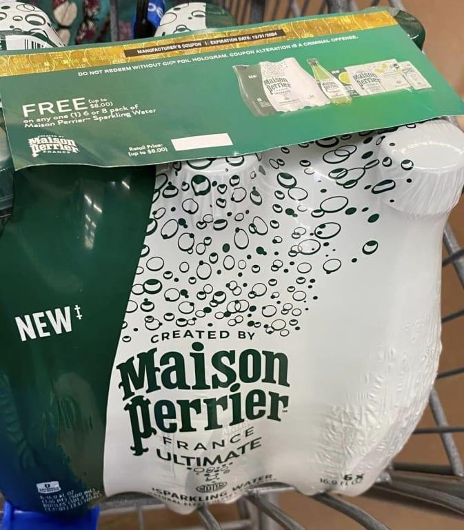 Sparkling Water 11.15 fl oz Can, 8 Pack | Maison Perrier