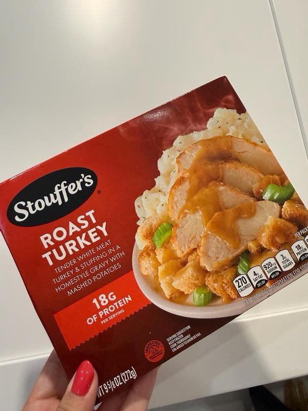 turkey and dressing tv dinner Swanson TV Dinner, from the '80s. Basically a whole Thanksgiving dinner  localized to one microwaveable tray. Just add pie!