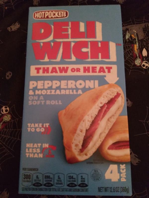 Hot Pocket Deliwich Pepperoni & Mozzarella Frozen Sandwiches 12.6Oz Box