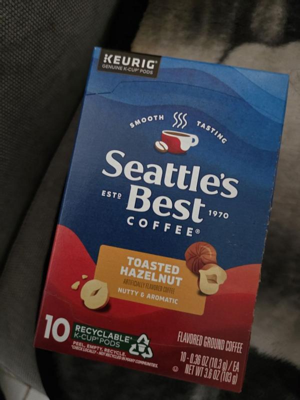 Hazelnut Flavored Coffee K-Cup Pods 10 Count | Seattle's Best Coffee