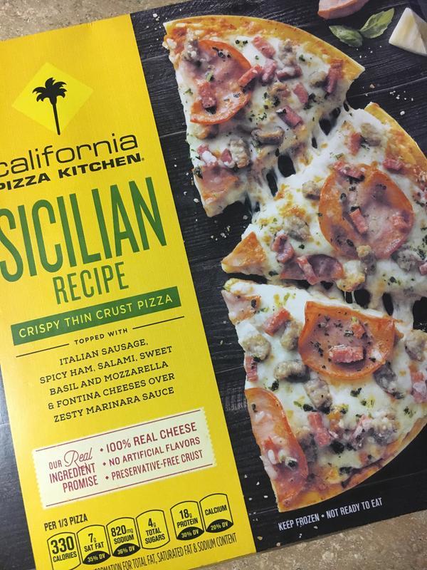 California Pizza Kitchen Crispy Thin Crust Sicilian Pizza 15.5oz