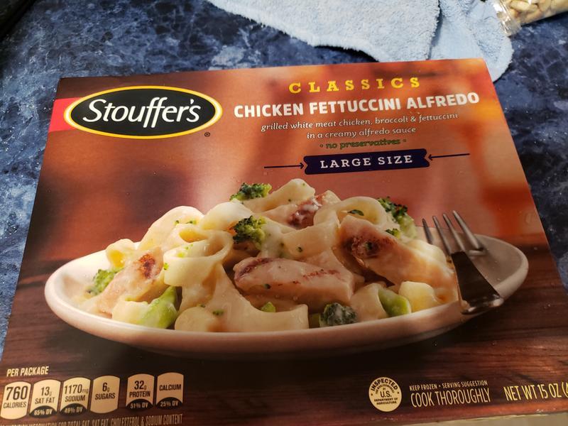 Stouffer's Chicken Fettuccini Alfredo Frozen Meal, Oz
