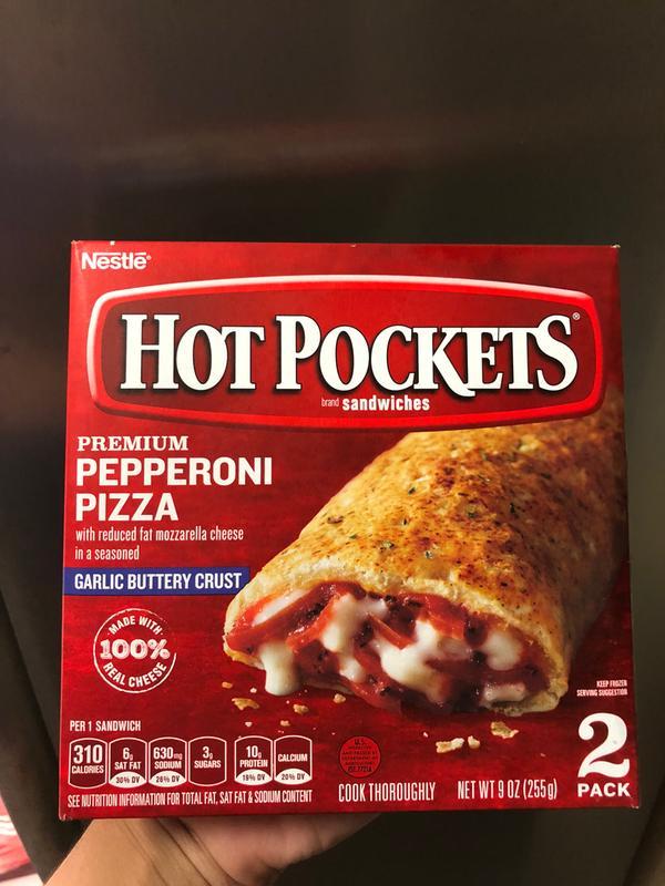 Hot Pockets Five Cheese Pizza 2CT 9oz Box