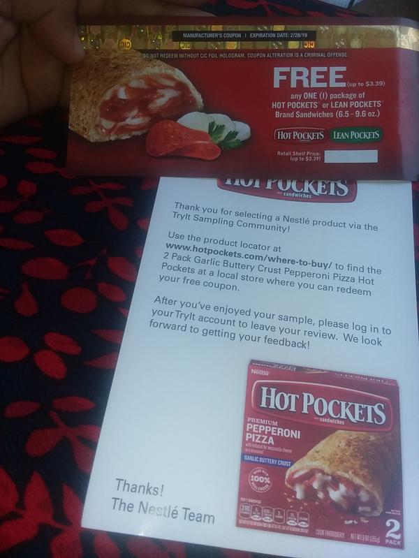 Hot Pockets Five Cheese Pizza 2CT 9oz Box