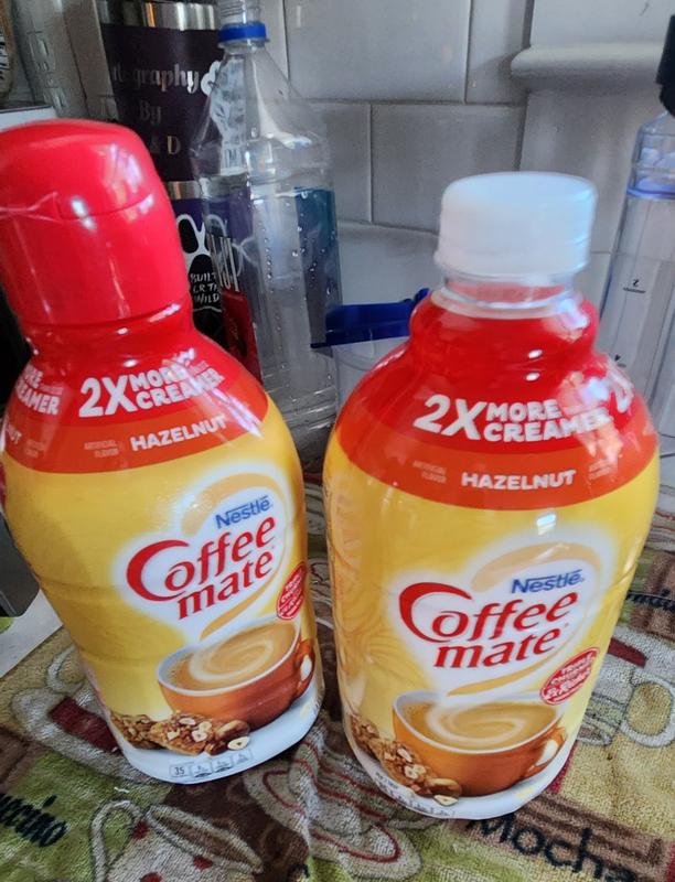 6 Empty Liquid Creamer Coffee Mate Container Bottles 32 oz. w/Red Lids  Crafts