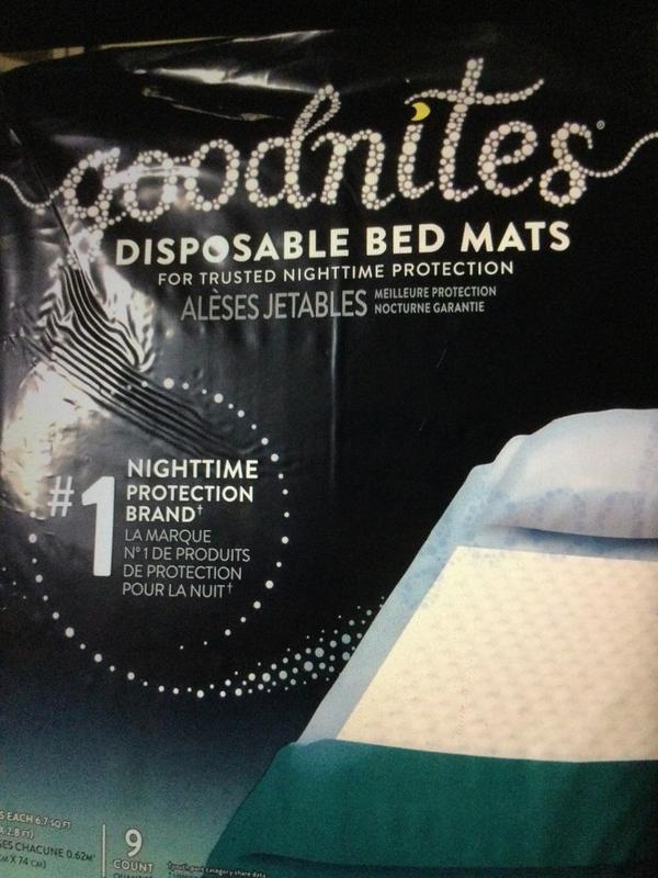 Goodnites Bed Mats, Disposable - 9 mats