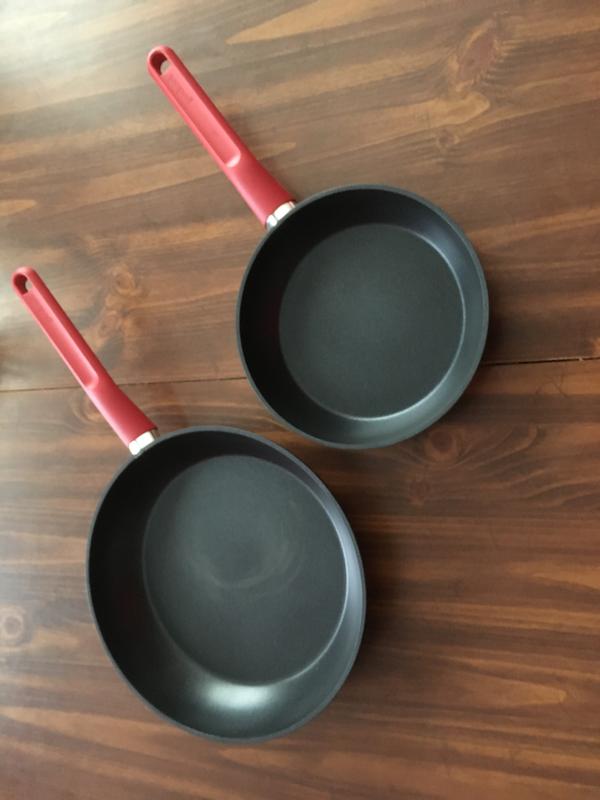 GoodCook Nonstick Aluminum 8 and 10 Frying Pan Set, Black
