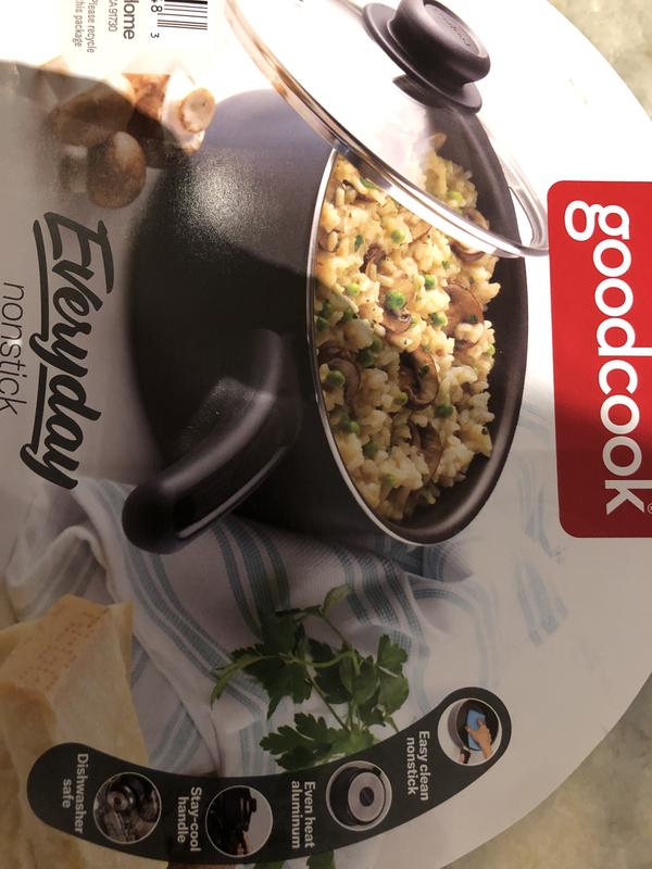 GoodCook Classic 3 Qt Sauce Pan Nonstick cookware, Medium,black