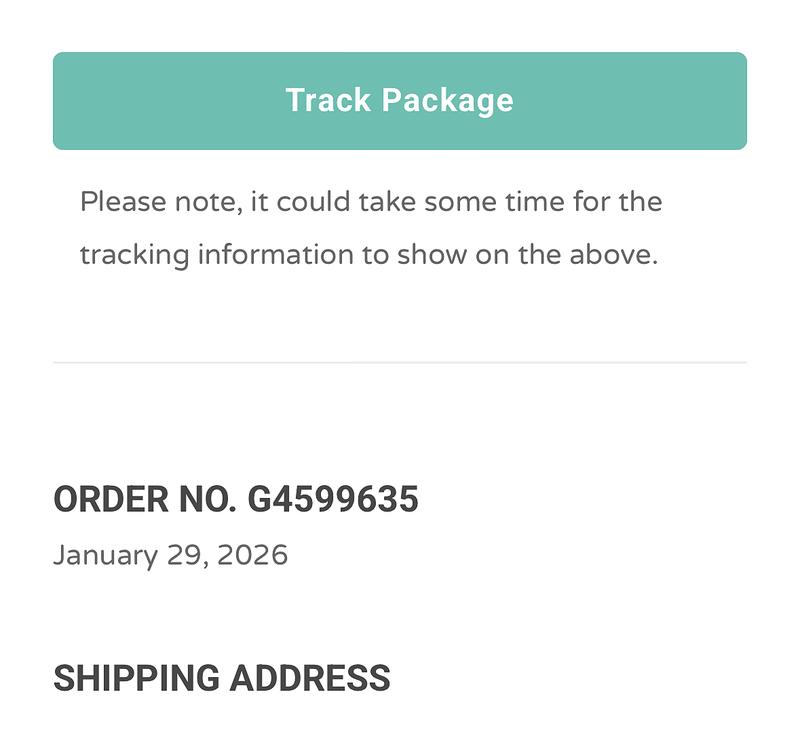 Photo submitted with review of product