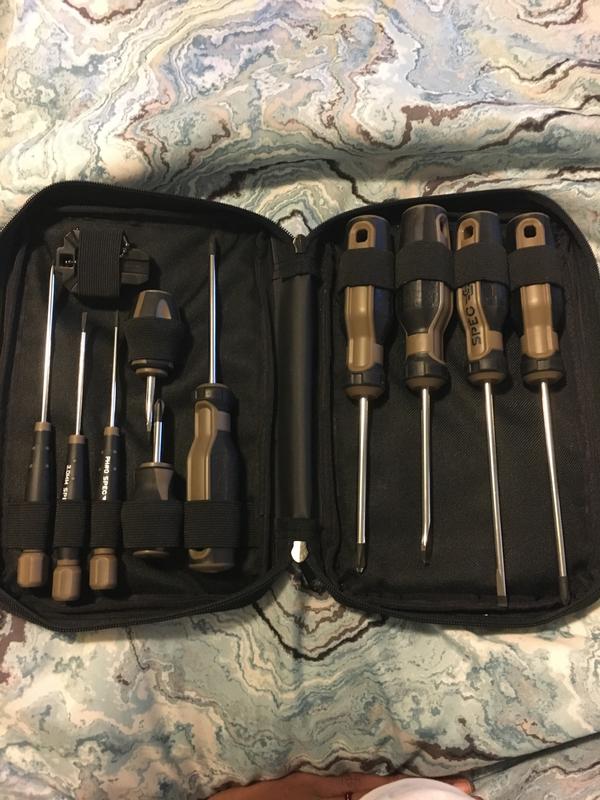 Spec Ops Screwdriver Set with Case, 10-Piece