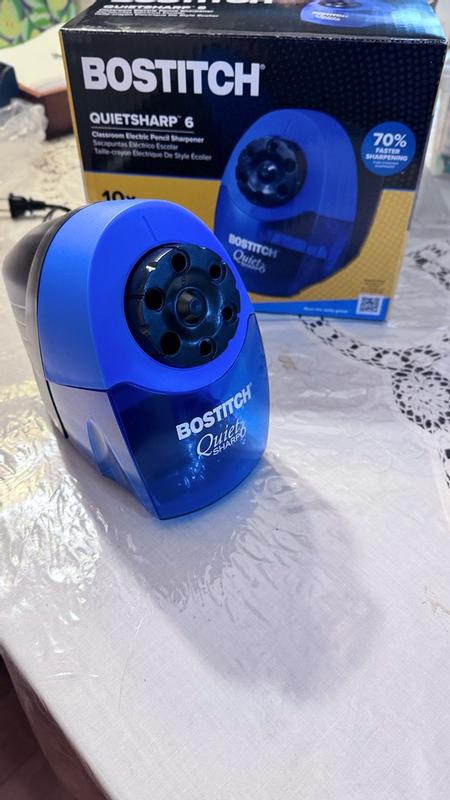 Mua Bostitch Office QuietSharp 6 Electric Pencil Sharpener, Heavy Duty Classroom Sharpener Size Selector With 6 Different Sizes Perfect For Classroom And Homeschool Use Blue B0014ci10e