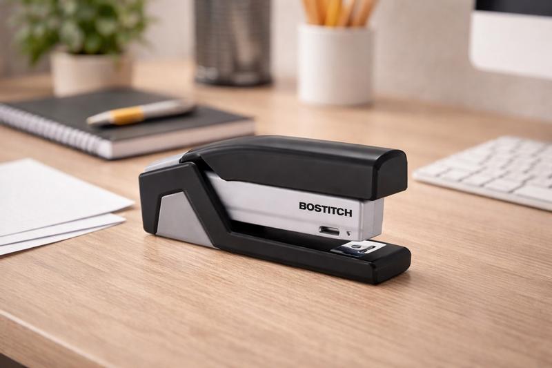 Bostitch Spring-Powered 65 Premium Heavy-Duty Stapler in Black Gray in ...
