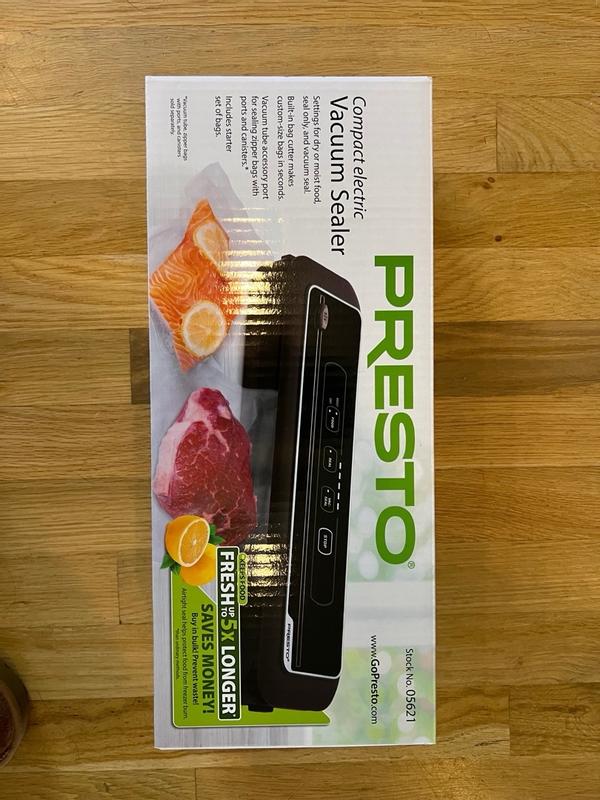 FreshDaddy™ Compact Electric Vacuum Sealer - Vacuum Sealers - Presto®