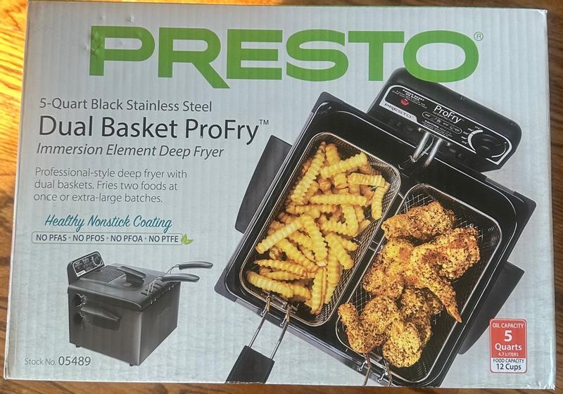 Presto ProFry 12-Cup Dual-Basket Deep Fryer