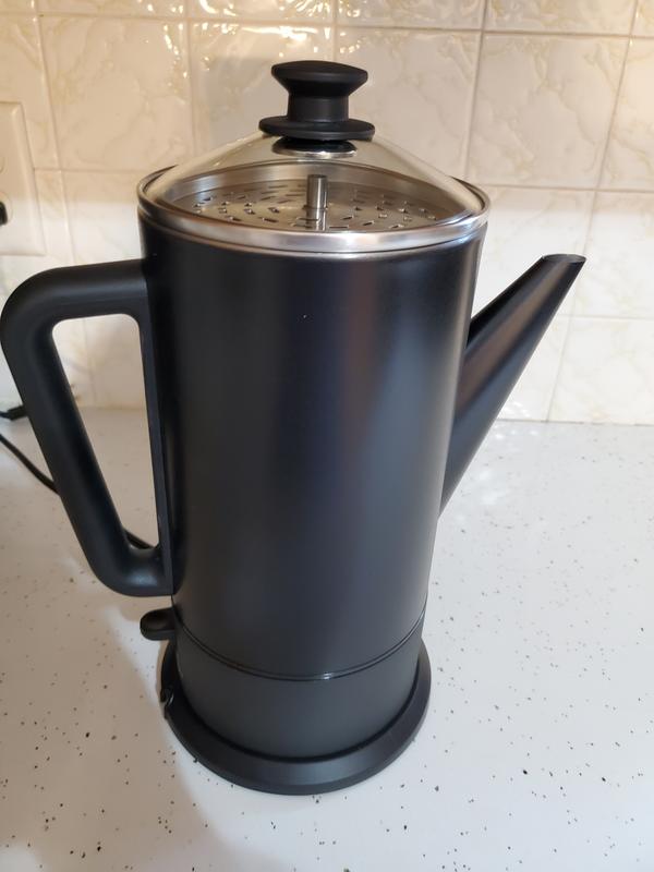 12-Cup Stainless Steel Coffee Percolator - Walter Drake