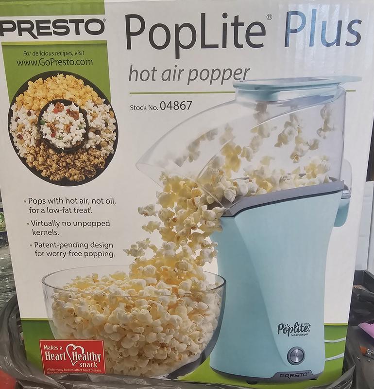 Presto PopLite Hot Air Popcorn Popper - ONLINE ONLY