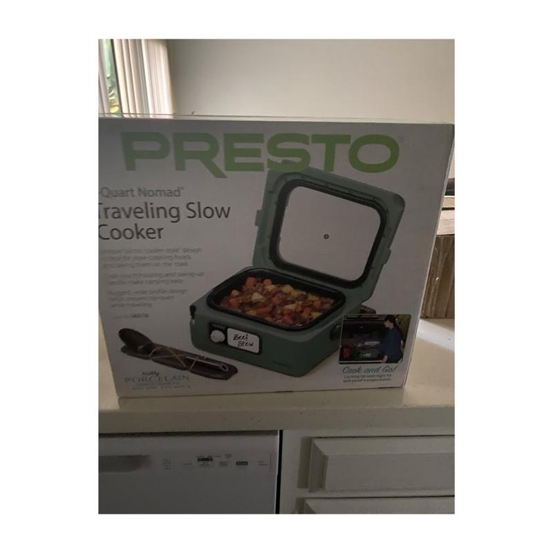 Pesto 6 Quart Nomad Traveling Slow Cooker! #productreviews #tailgating  #potluck 