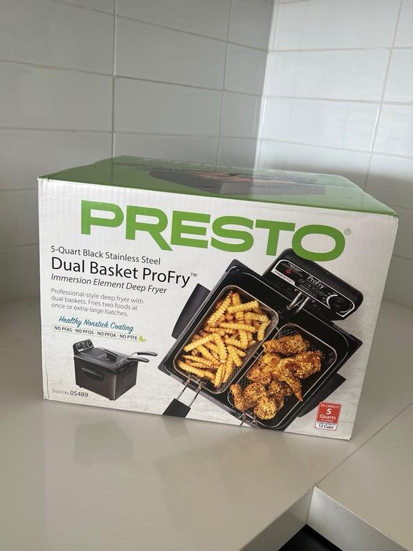 Presto 12-cup Dual Basket Deep Fryer