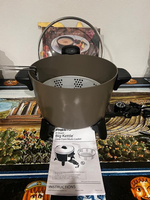 Presto 8 quart multi cooker steamer new arrivals