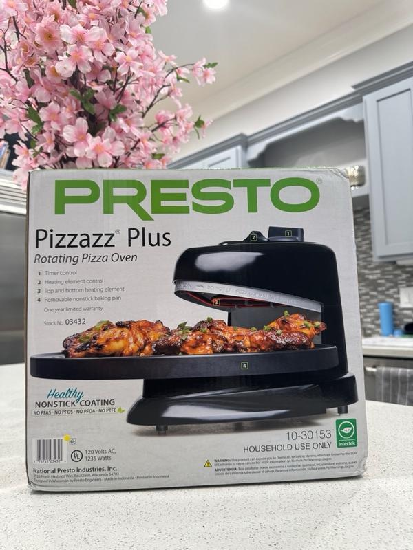 Presto Pizzazz Plus Rotating Pizza Oven Review 