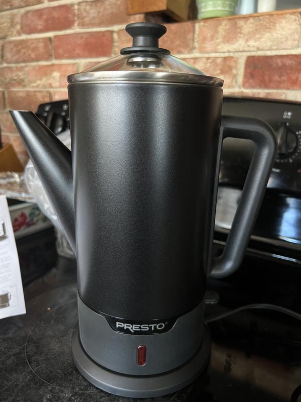 Presto Stainless Steel 2-12 Cup Electric Coffee Percolator Model # 0281105  Works