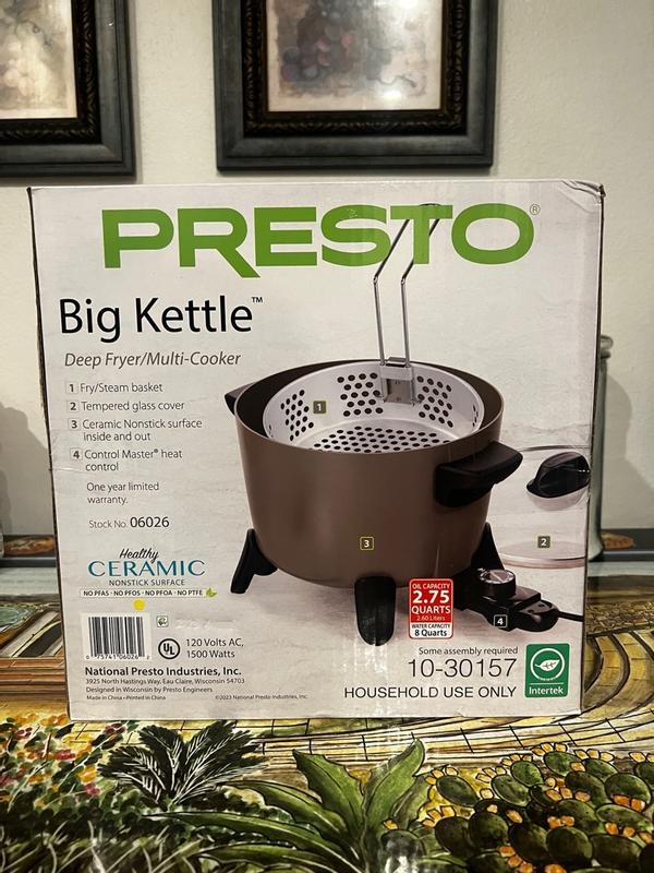 Presto kettle hot sale fryer