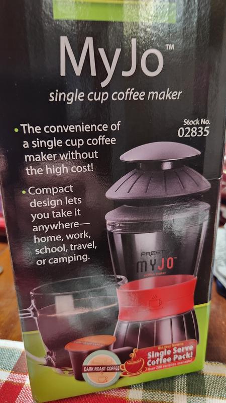 Presto myjo single cup coffee outlet maker