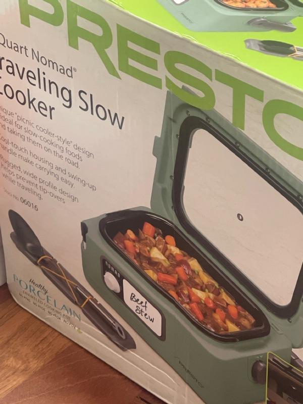Gene's Heartland Foods Wamego - The newest trend from Presto, 6 quart  electric pressure cooker. 8 and 6 quart Nomad Traveling Slow Cooker,  perfect for tailgating.
