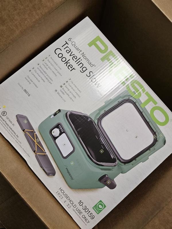 Gene's Heartland Foods Wamego - The newest trend from Presto, 6 quart  electric pressure cooker. 8 and 6 quart Nomad Traveling Slow Cooker,  perfect for tailgating.