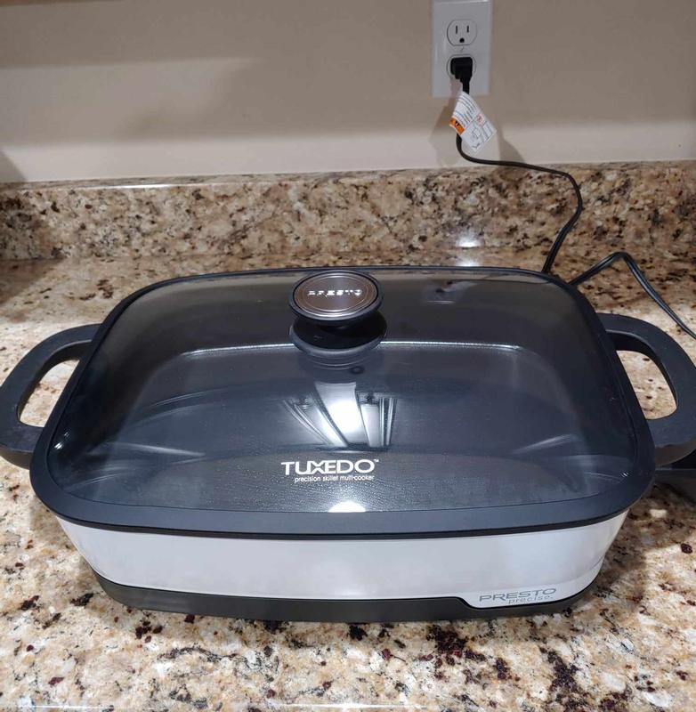 Presto 16 Electric Skillet and Stainless Steel ProFry Immersion