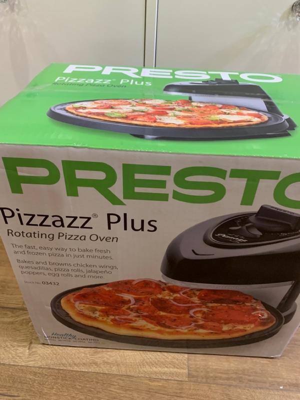 Pizzazz® Plus rotating pizza oven - Pizza Ovens - Presto® Pizzazz® Plus rotating pizza oven - Pizza Ovens - Presto®