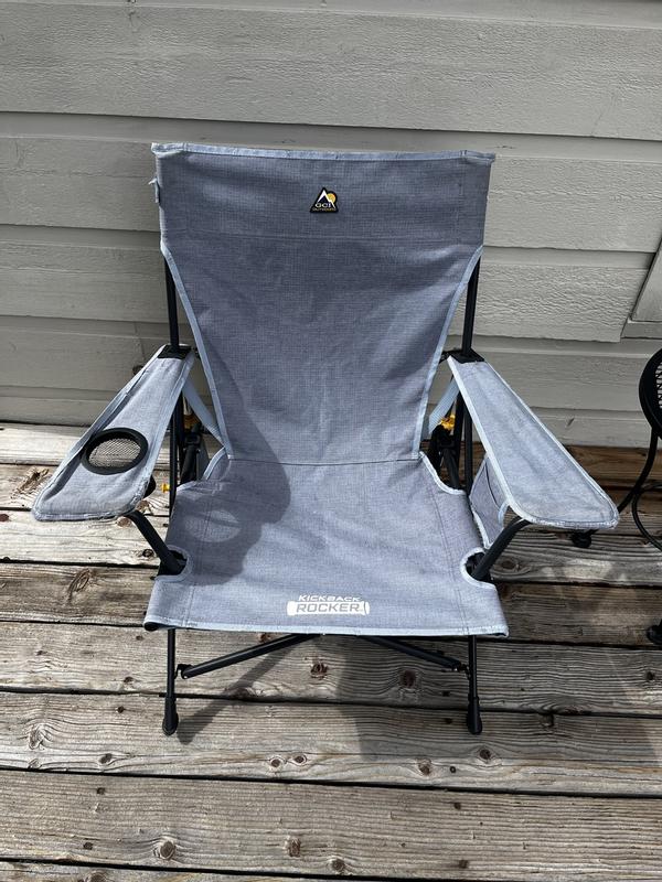 GCI Outdoor Kickback Heathered Indigo Rocker