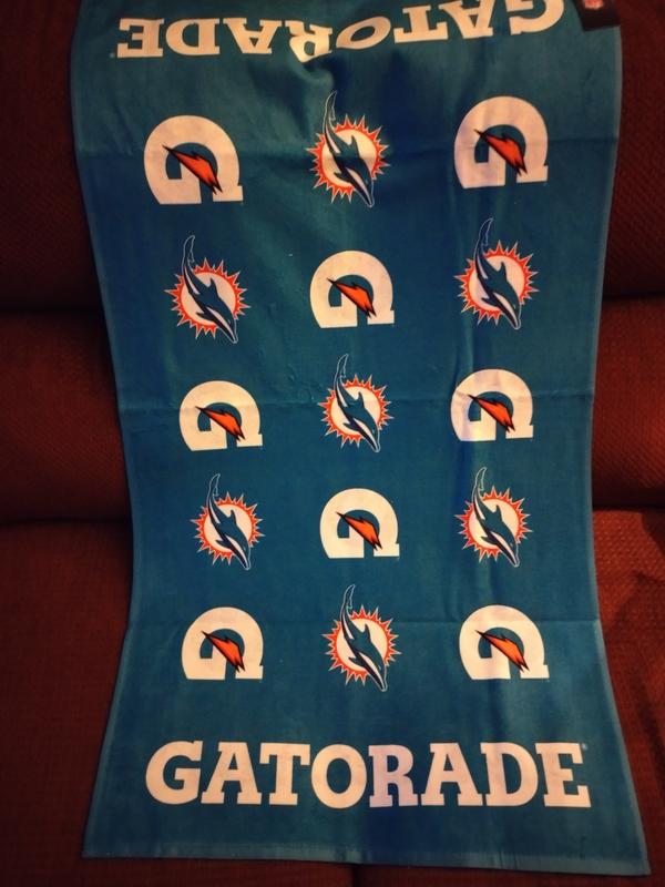 Miami Gatorade towel