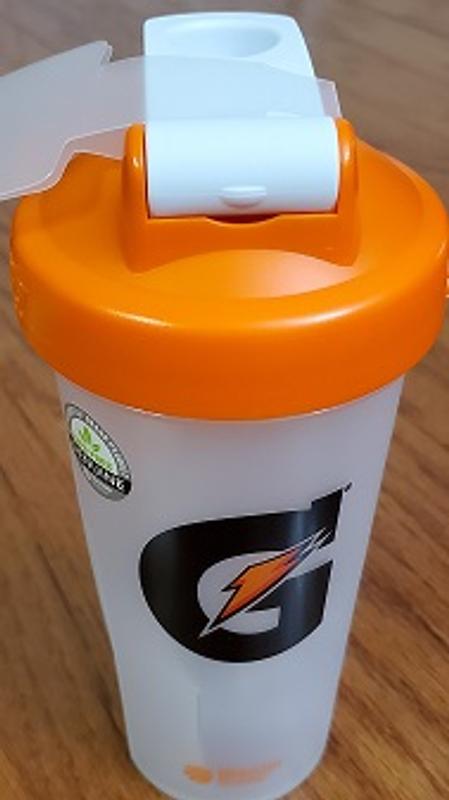 2 Gatorade Water Blender Bottle 28oz Sport Mixer Protein Workout With Ball