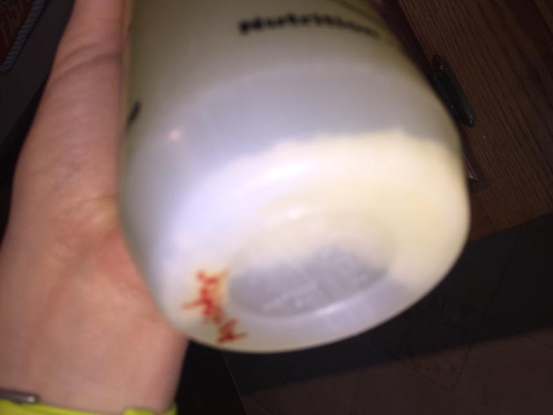 clumps into balls at the bottom