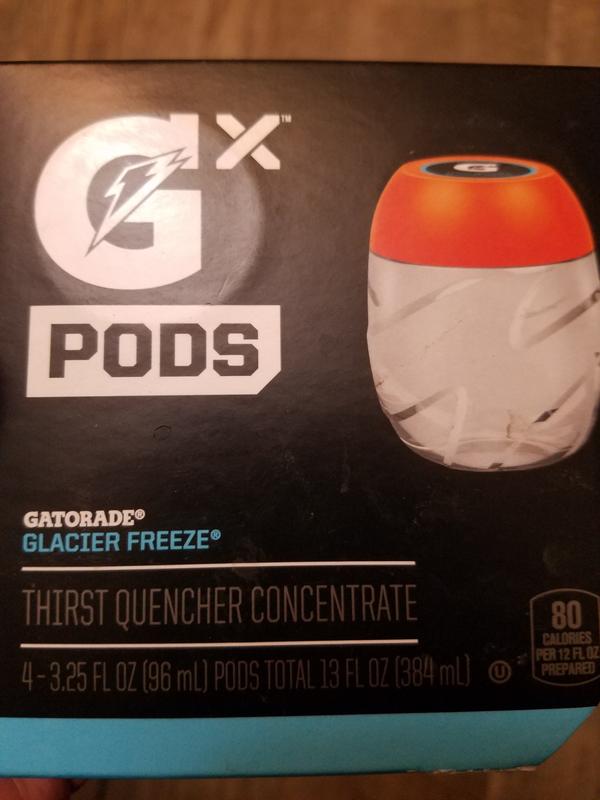 Gx Gatorade pod 4 pack box