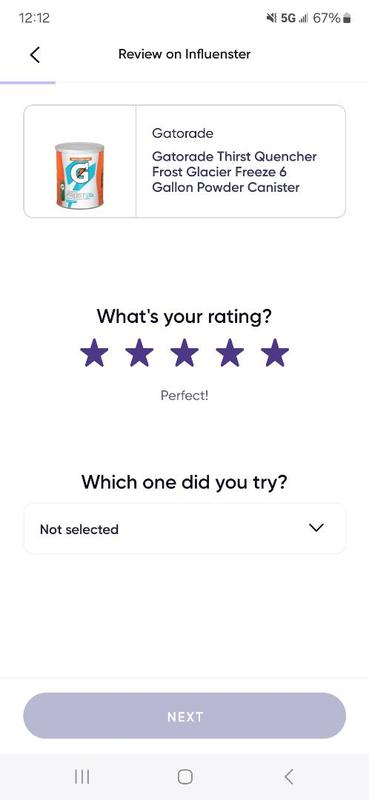 Photo submitted with review of product