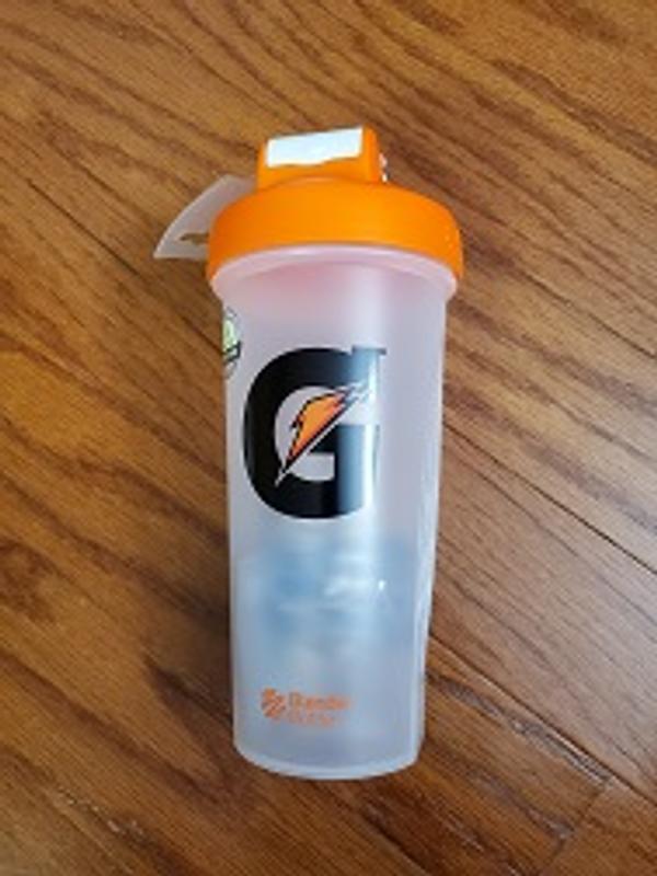 2 Gatorade Water Blender Bottle 28oz Sport Mixer Protein Workout With Ball