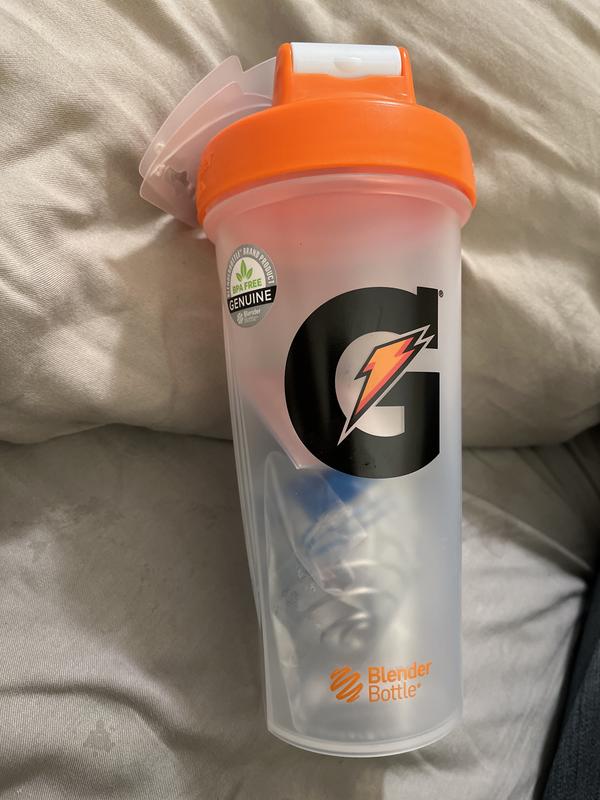Gatorade BlenderBottle Shaker Bottle, BPA Free, Great for Pre Workout and Protein Shakes, Clear