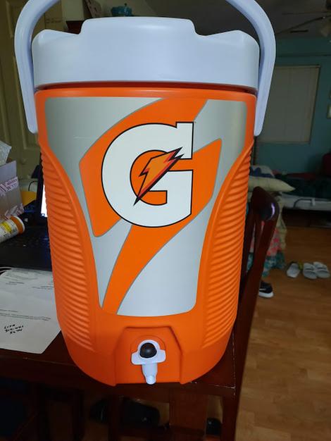 Gatorade 384-fl oz Plastic Orange Carafe Set of: 1 in the Drinkware  department at