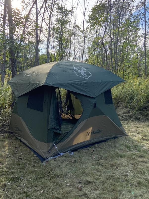Gazelle Tents™ T4 Overland EXP 4-Person Hub Tent, Agave Green - Minor Flaw, Great Deal